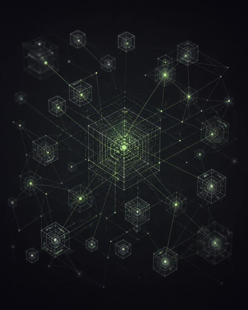 Abstract visualisation of a distributed software system